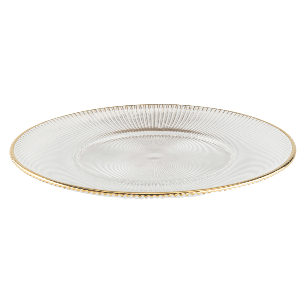 Тарелка 33. Тарелка стеклянная прозрачная. Прозрачная тарелка. Прозрачные тарелки с золотой каймой. Тарелка с золотой каемочкой.
