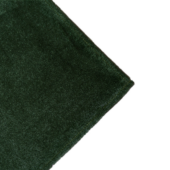 Салфетка бархатная тёмно-зелёная "Амальфи"
