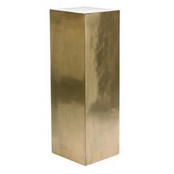 Золотая зеркальная колонна 120 см