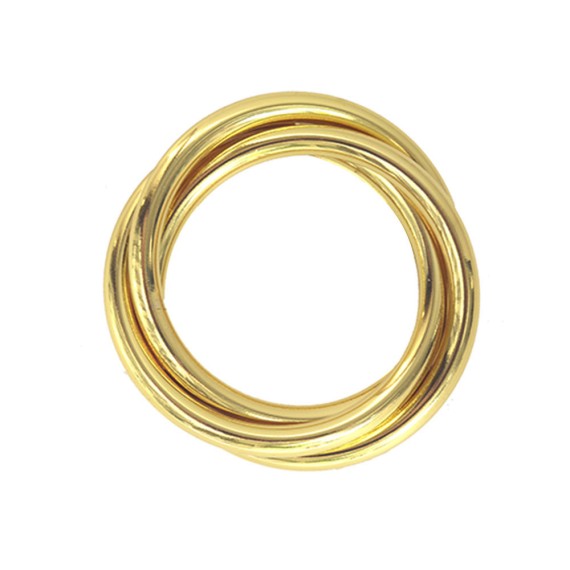 Кольцо для салфеток золотое "Тиволи"
